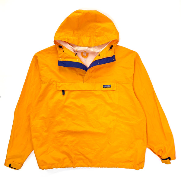 1996 Patagonia Ripstop Nylon Pneumatic Pullover, Mango & Regal Purple (XL)