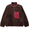 2011 Patagonia Retro-X Jacket, Black Oak & Pomegranate (L)