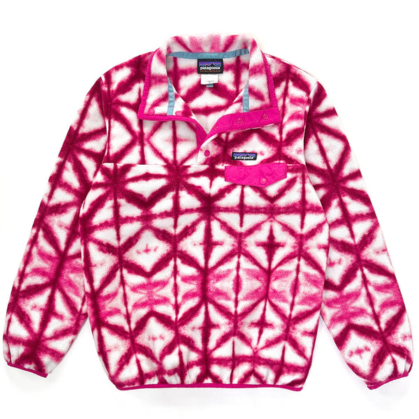 2015 Patagonia Womens Synchilla Snap-T, Diamond Dancer: Magenta (S)