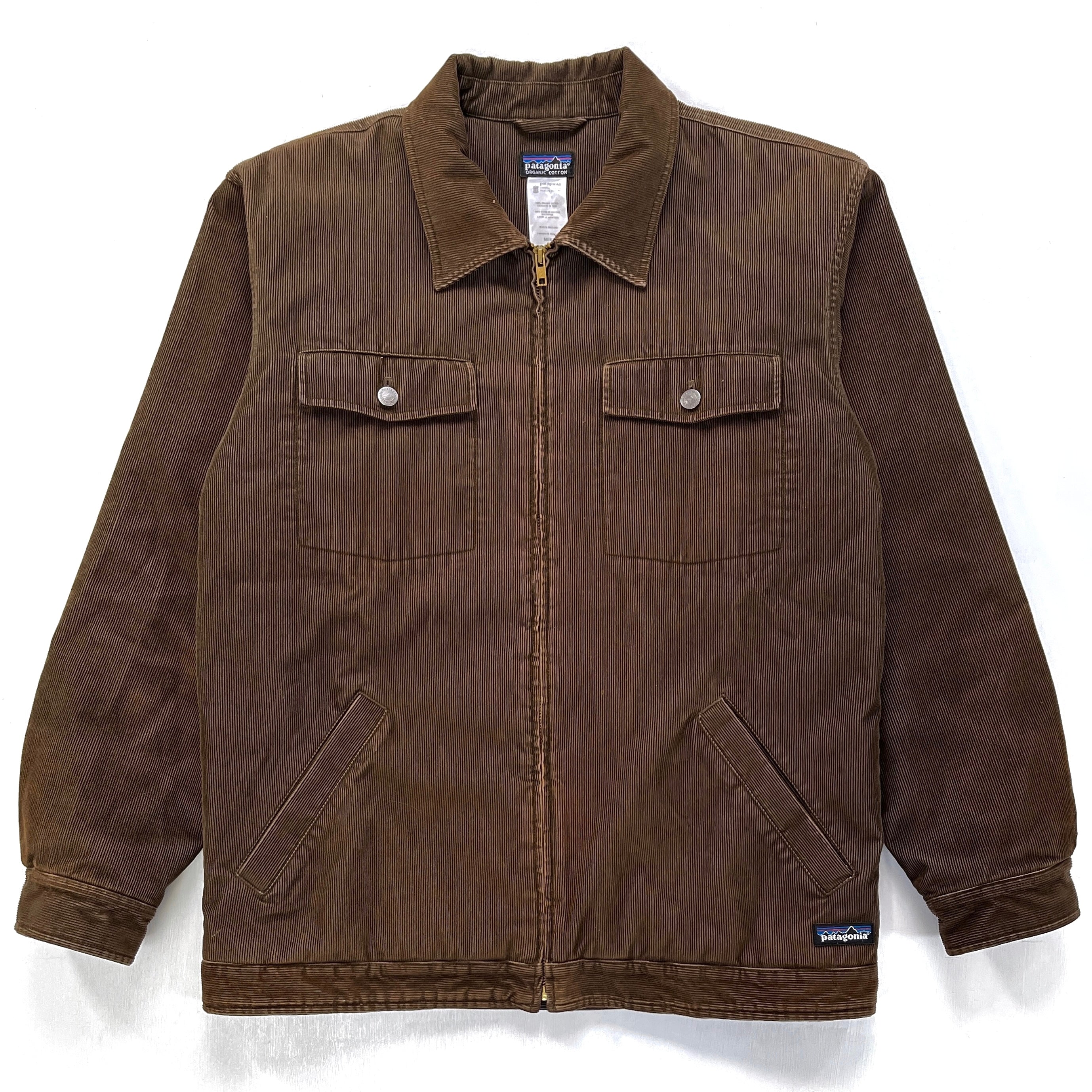 2005 Patagonia Mens Insulated Corduroy Ranch Jacket, Brown (M)