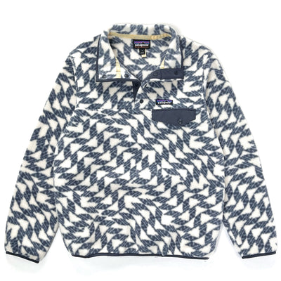 2024 Patagonia Womens Printed Synchilla Snap-T, Synched Flight Small (S)