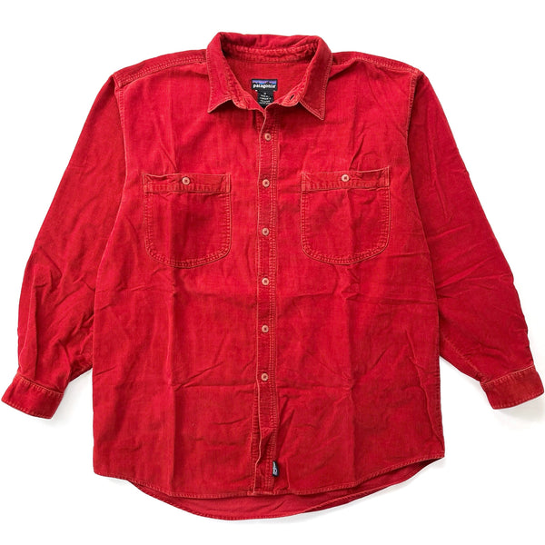 1994 Patagonia Lightweight Cotton Corduroy Shirt, Auburn (M/L)