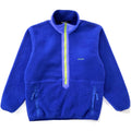 1989 Patagonia Made In The U.S.A. Synchilla Half-Zip Fleece Sweater, Cobalt (L)