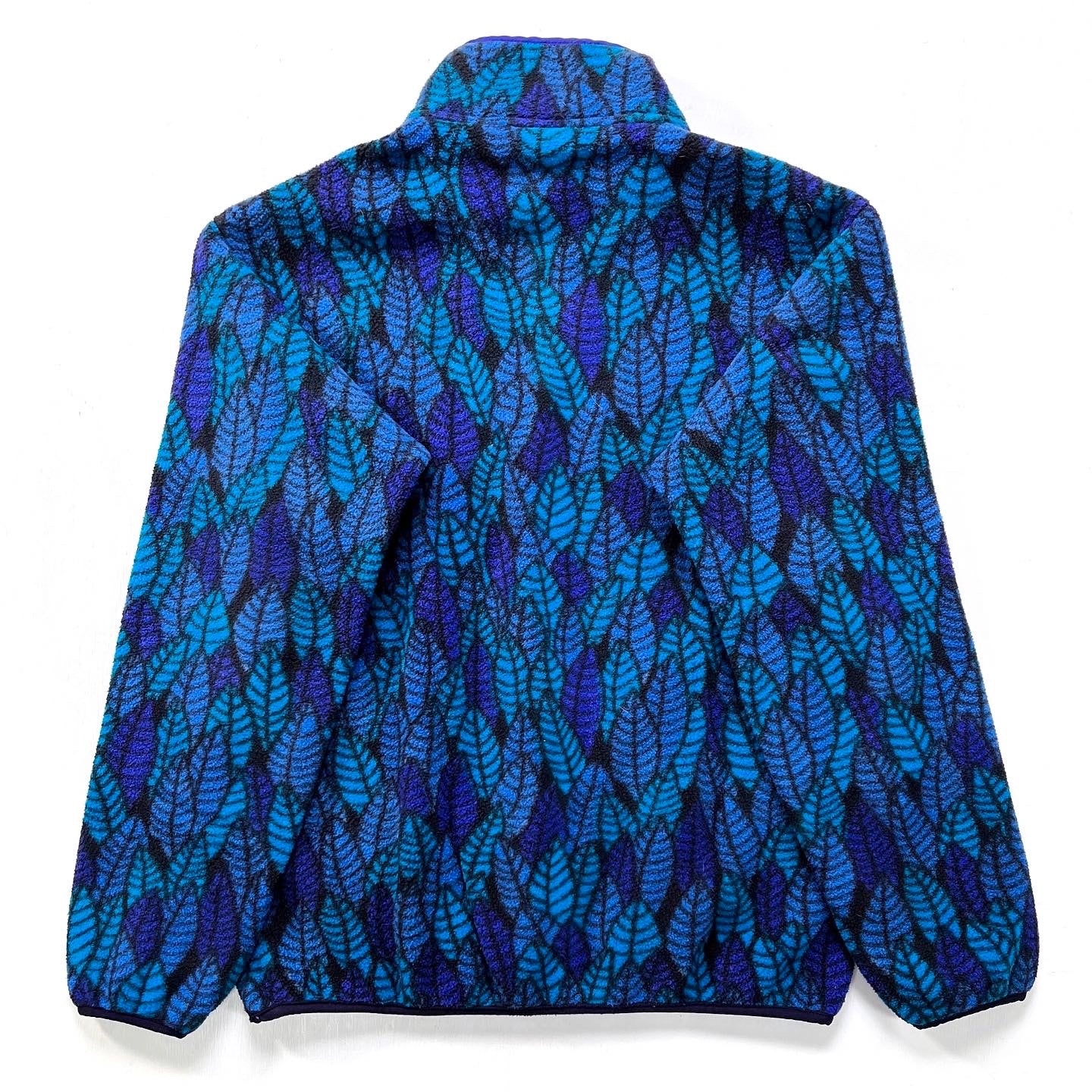 1992 Patagonia Printed Synchilla Snap-T, Spears: Sapphire (M)