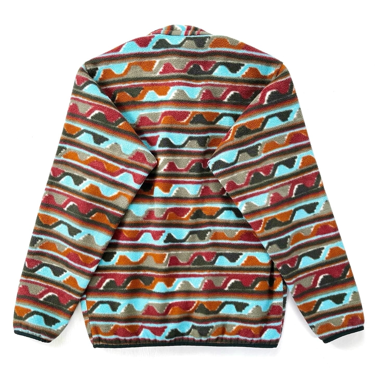 2016 Patagonia Printed Synchilla Snap-T, Delta: Cinder Red (S)