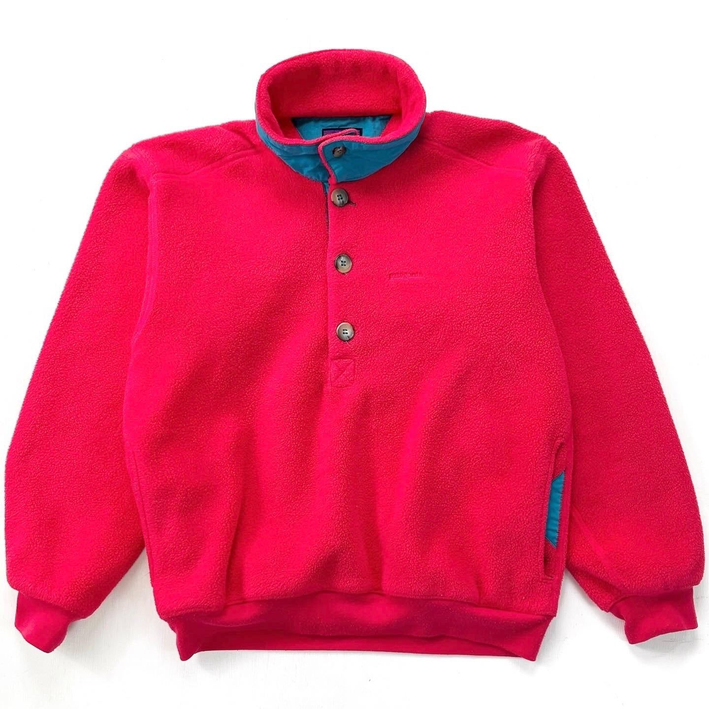 1990 Patagonia Made In The U.S.A. Collared Synchilla Sweater (S)