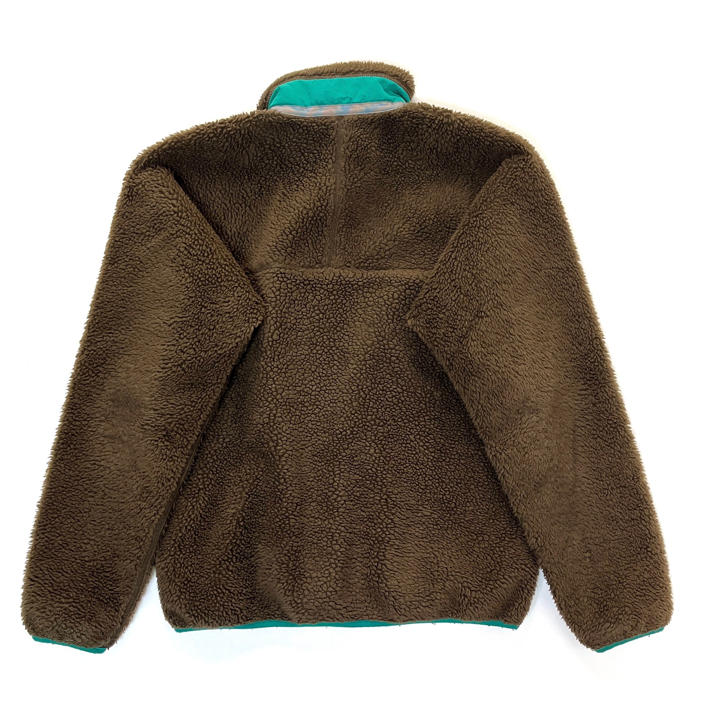 2012 Patagonia Classic Retro-X Fleece Jacket, Dark Walnut / Teal