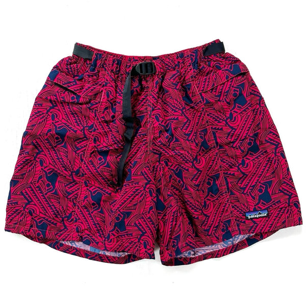 1999 Patagonia Mens 5” River Shorts, Paddlers: Phoenix Red (M)