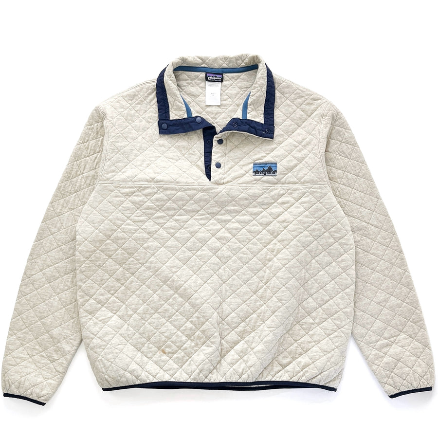 2014 Patagonia 40th Anniversary Legacy Diamond Quilt Snap-T, Khaki (XL)
