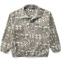 1997 Patagonia Printed Synchilla Snap-T Pullover, Ghana Gourds (XL)