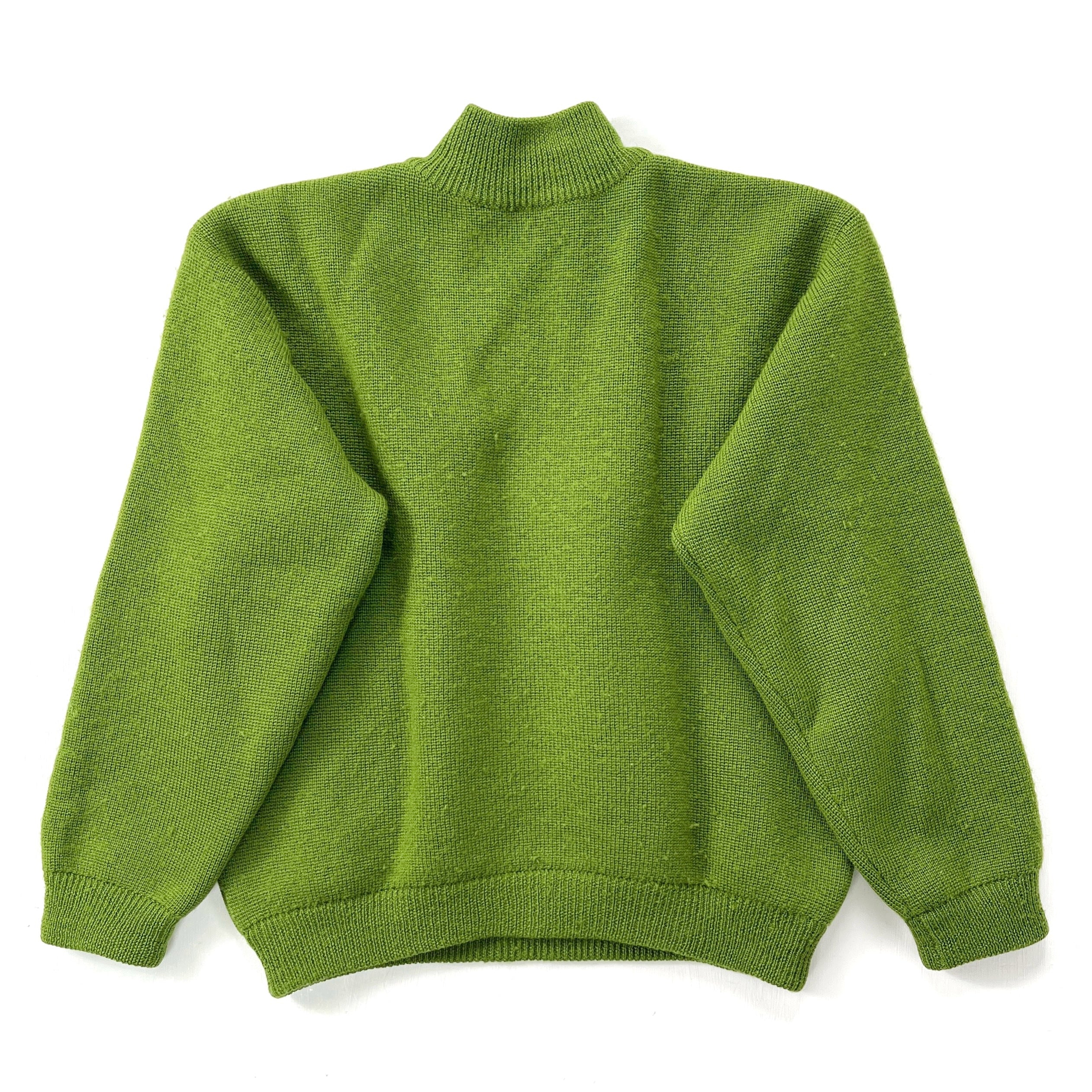 1991 Patagonia Alpiniste Heavy Merino Wool Sweater, Pine (M)