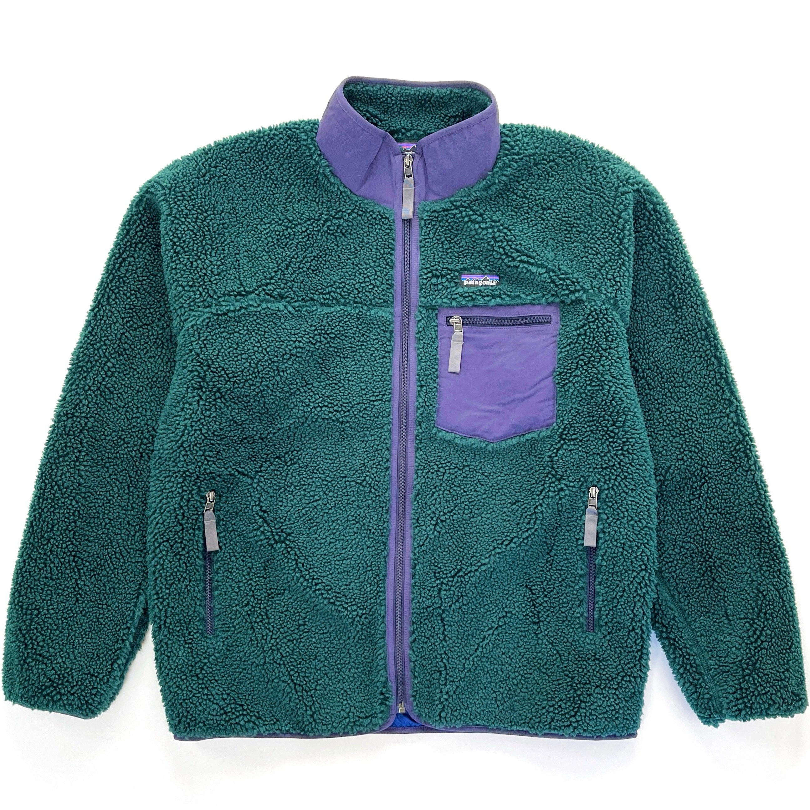 ✨美品✨patagoniaリバーシブルジャケッ卜 XXL 16-18 2025 Patagonia Classic Retro-X Fleece Jacket, Cascade Green (L