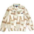 2016 Patagonia Womens Printed Synchilla Snap-T, Birch: White (S)