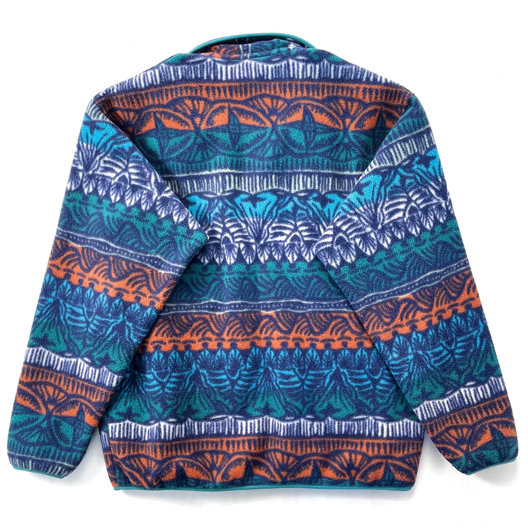 2019 Patagonia Printed Synchilla Snap-T Pullover, Tradewinds: Stone Blue (L)