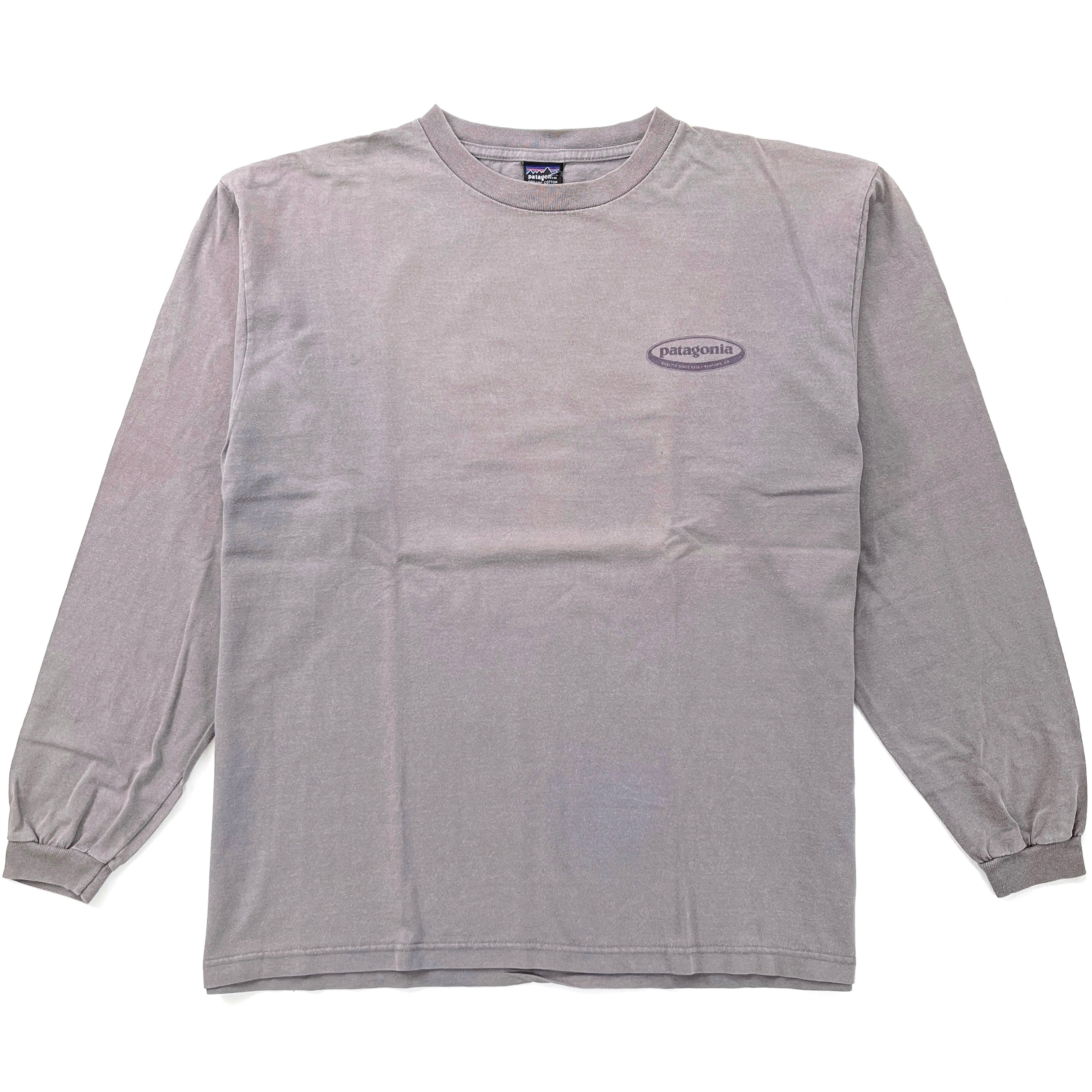 1990s Patagonia Made In The U.S.A. Organic Cotton T-Shirt, Purple (L)