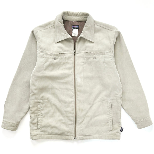 2007 Patagonia Heavyweight Fleece-Lined Corduroy Ranch Jacket, Light Tan (M)