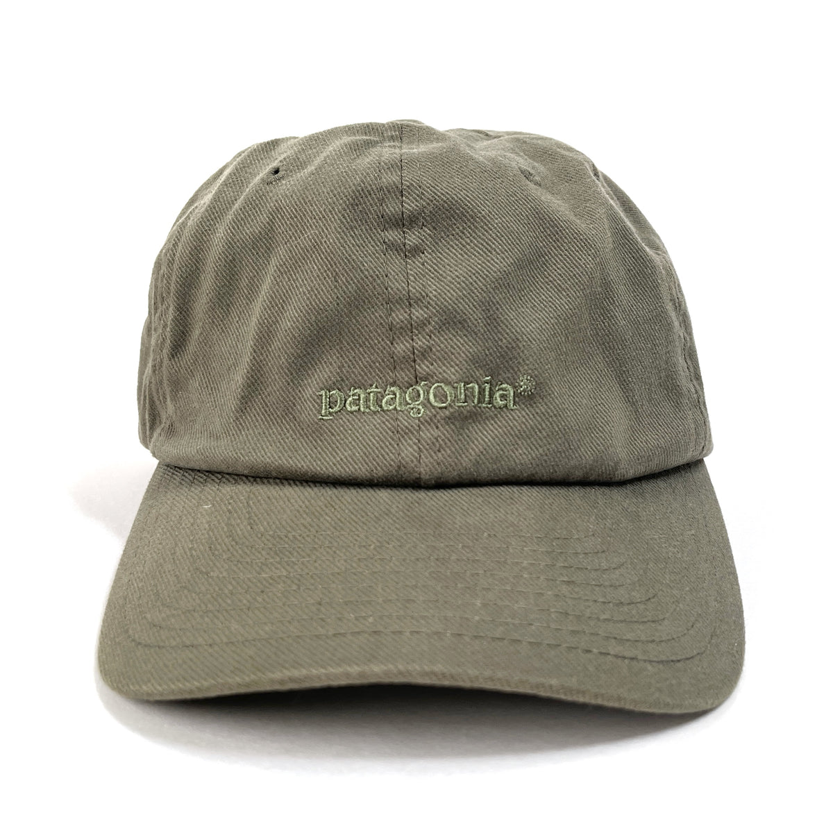 2005 Patagonia Organic Cotton Flexfit Hat, Light Olive (OS)