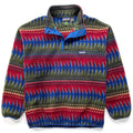 1996 Patagonia Printed Synchilla Snap-T, Minnehaha: Carmine (L)