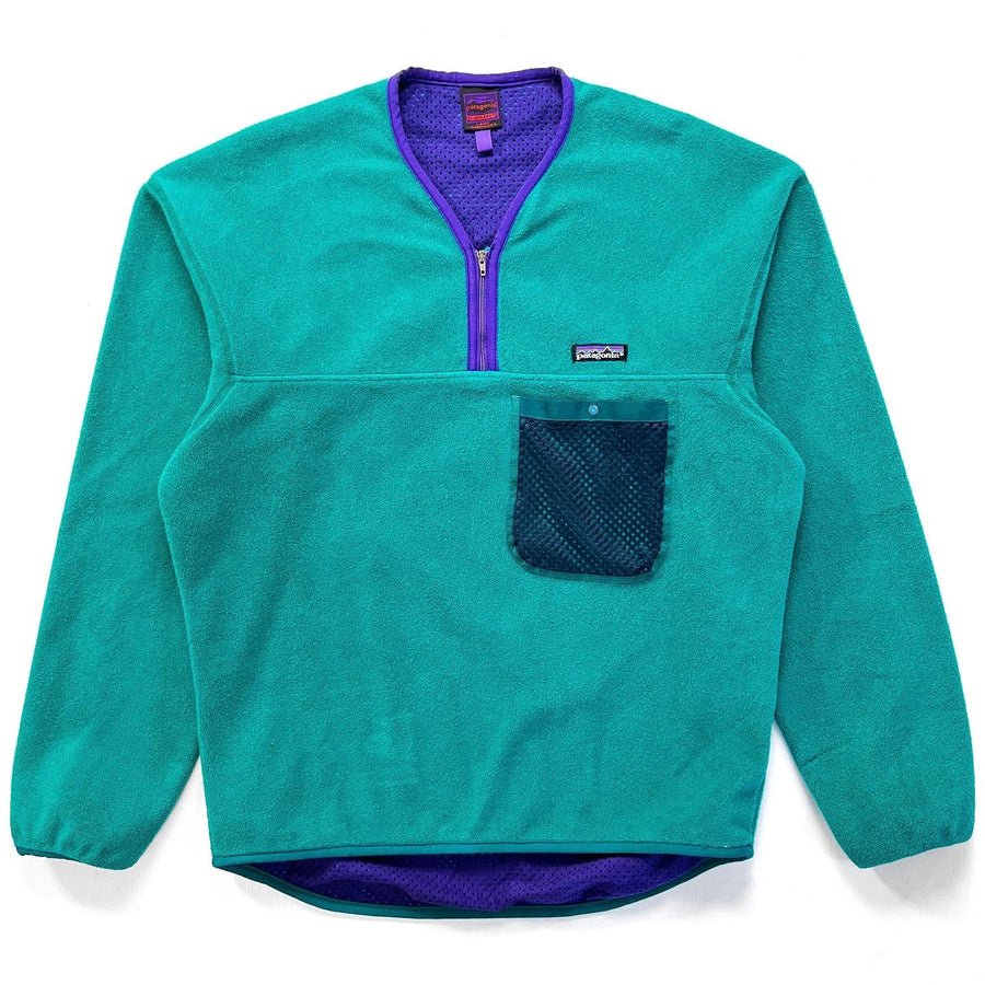 1991 Patagonia Lightweight Fleece Paddling Pullover, Teal (M/L)