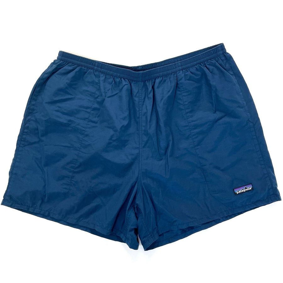 Patagonia (Modern) — 2008 Patagonia Mens 5” Nylon Baggies Shorts, Navy Blue (XL)