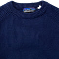 1982 Patagonia Chamonix Wool Guide Sweater, Navy (S/M)