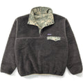 2007 Patagonia MARS Reversible Deep Pile Snap-T, Dark Brown & Digital Camo (L/XL)
