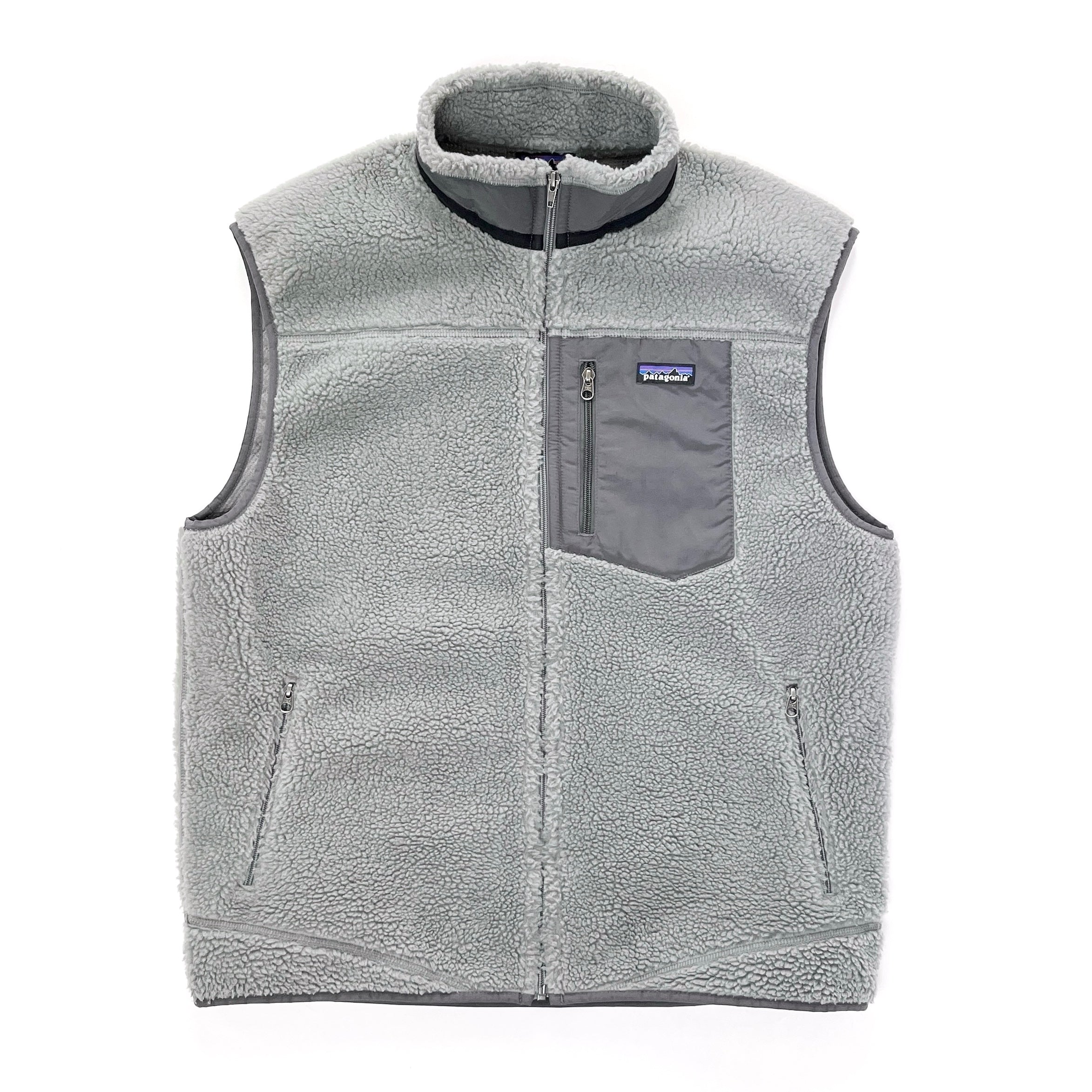 2014 Patagonia Classic Retro-X Fleece Vest, Narwhal Grey (XL