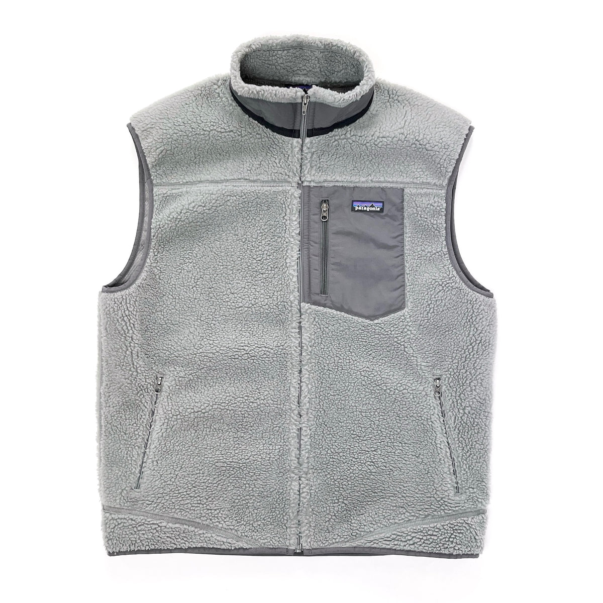 2014 Patagonia Classic Retro-X Fleece Vest, Narwhal Grey (XL)