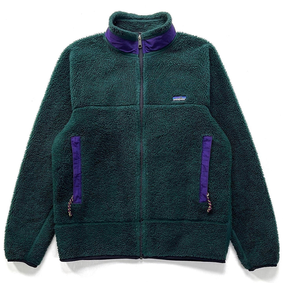1996 Patagonia P.E.F. Classic Retro-X Jacket, Hunter & Regal Purple (L)