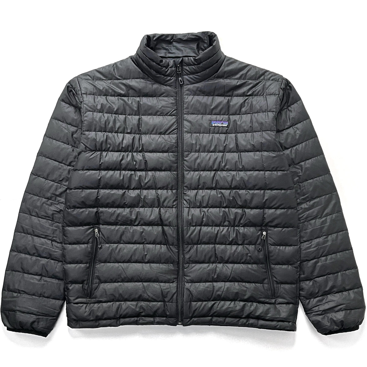 2013 Patagonia Lightweight Ripstop Polyester Down Jacket, Black (L)