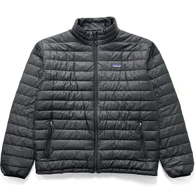 2013 Patagonia Lightweight Ripstop Polyester Down Jacket, Black (L)