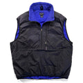 2001 Patagonia Puffball Insulated Vest, Black & Cerulean (L)