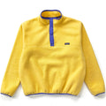 1988 Patagonia Synchilla Snap T-Neck, Yellow & Purple (XL)