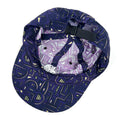 1990s The North Face Printed Nylon Hat, Geometric: Dark Purple (OS)
