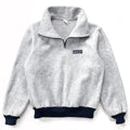 1982 Patagonia Bunting Half-Zip Fleece Sweater, Grey & Navy (M)