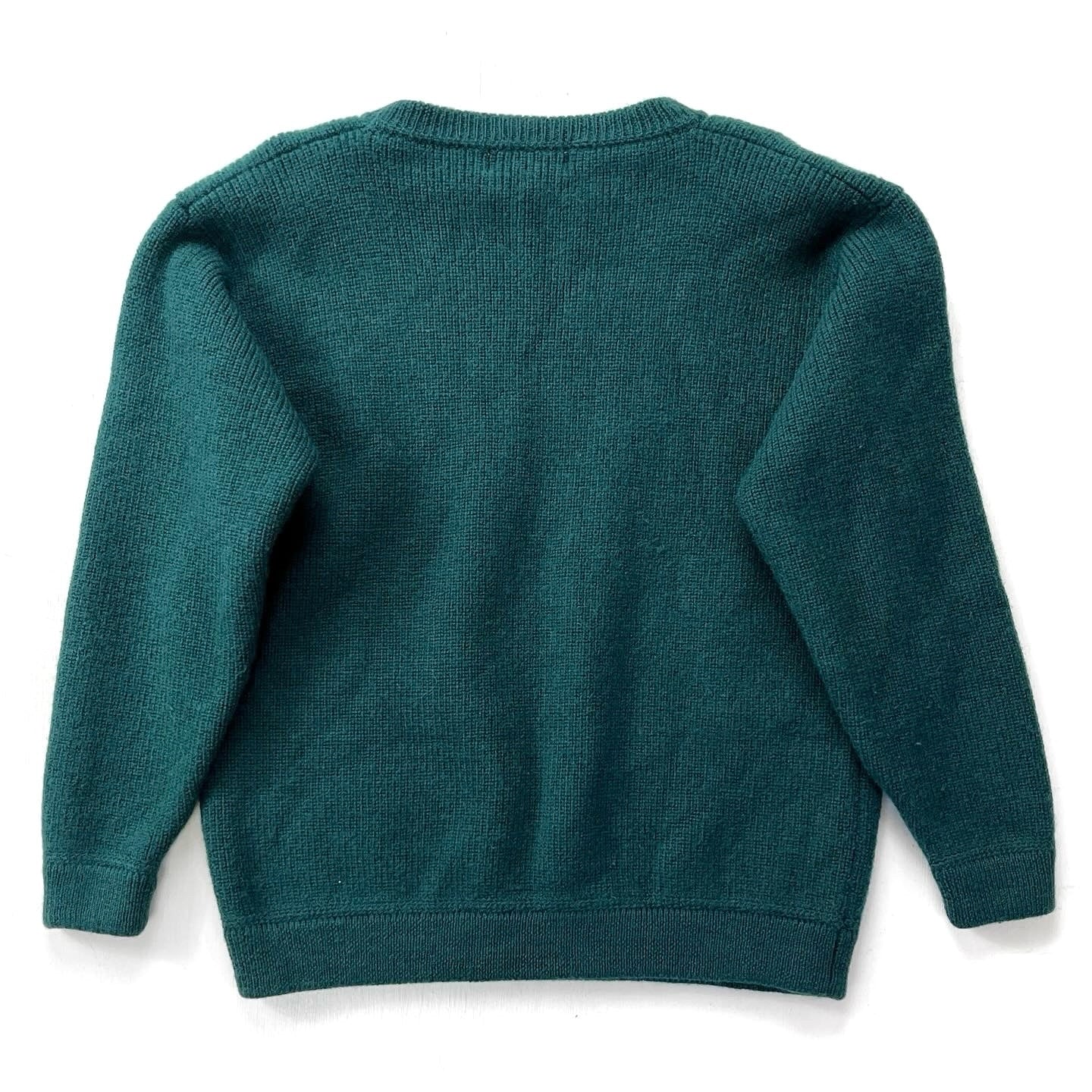 1993 Patagonia Chamonix Heavy Wool Guide Sweater, Spruce (M)