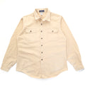 1980s Patagonia Original Garment Dyed Cotton Canvas Shirt, Light Tan (XL)