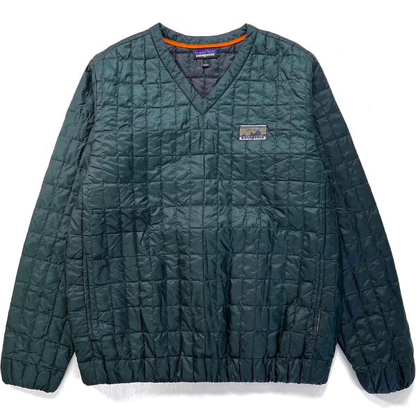 2016 Patagonia Recollection Recycled Down V-Neck Sweater (L)