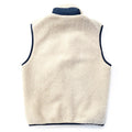 2001 Patagonia Classic Retro-X Vest, Natural & Storm Blue (S)