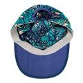 1995 Patagonia Printed Cotton Spoonbill Cap, Hidden Fish: Dark Teal (L)