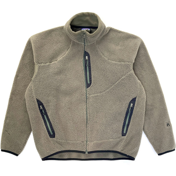Patagonia (Modern) — 2006 Patagonia MARS R2 Regulator Full-Zip Fleece Jacket, Fatigue Green (L/XL)
