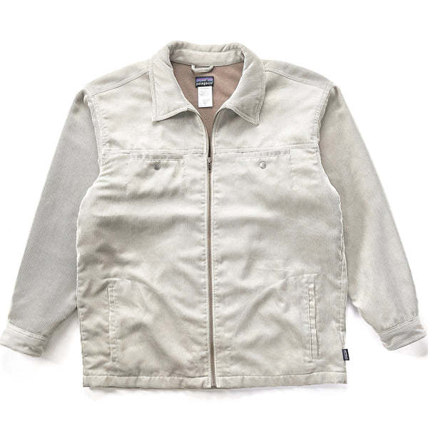 2007 Patagonia Heavyweight Fleece-Lined Corduroy Ranch Jacket, Light Tan (L)