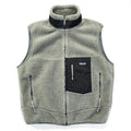 2000 Patagonia Classic Retro-X Fleece Vest, Eucalyptus & Black (L)