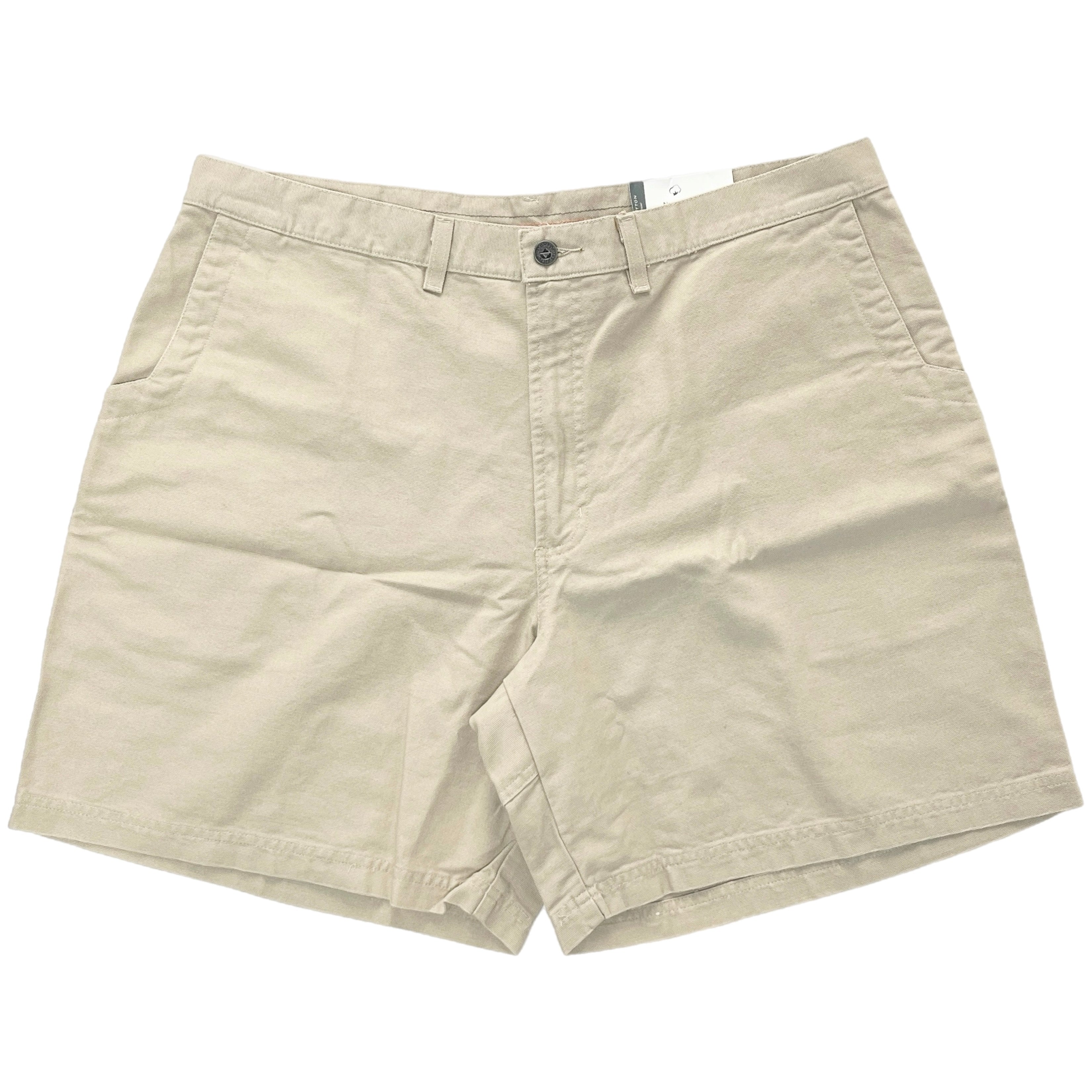 2003 Patagonia Mens 8” Cotton Canvas Firetrail Shorts, Tan (40