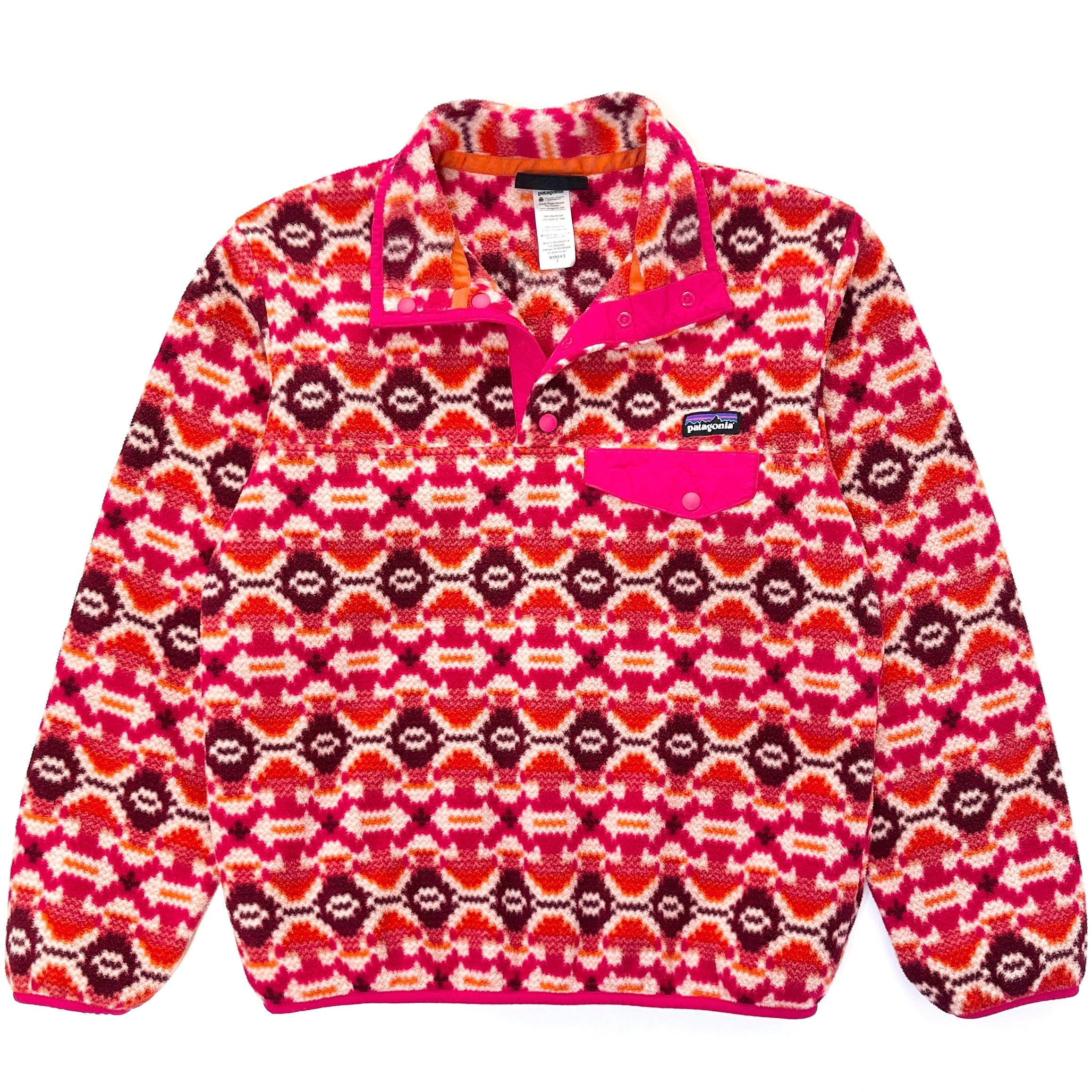 パタゴニア　STY25335 2013 Patagonia Womens Printed Synchilla Snap-T, Aberdeen: Jeweled