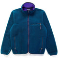 1990 Patagonia Made In The U.S.A. Retro Pile Cardigan, Dark Teal (M)