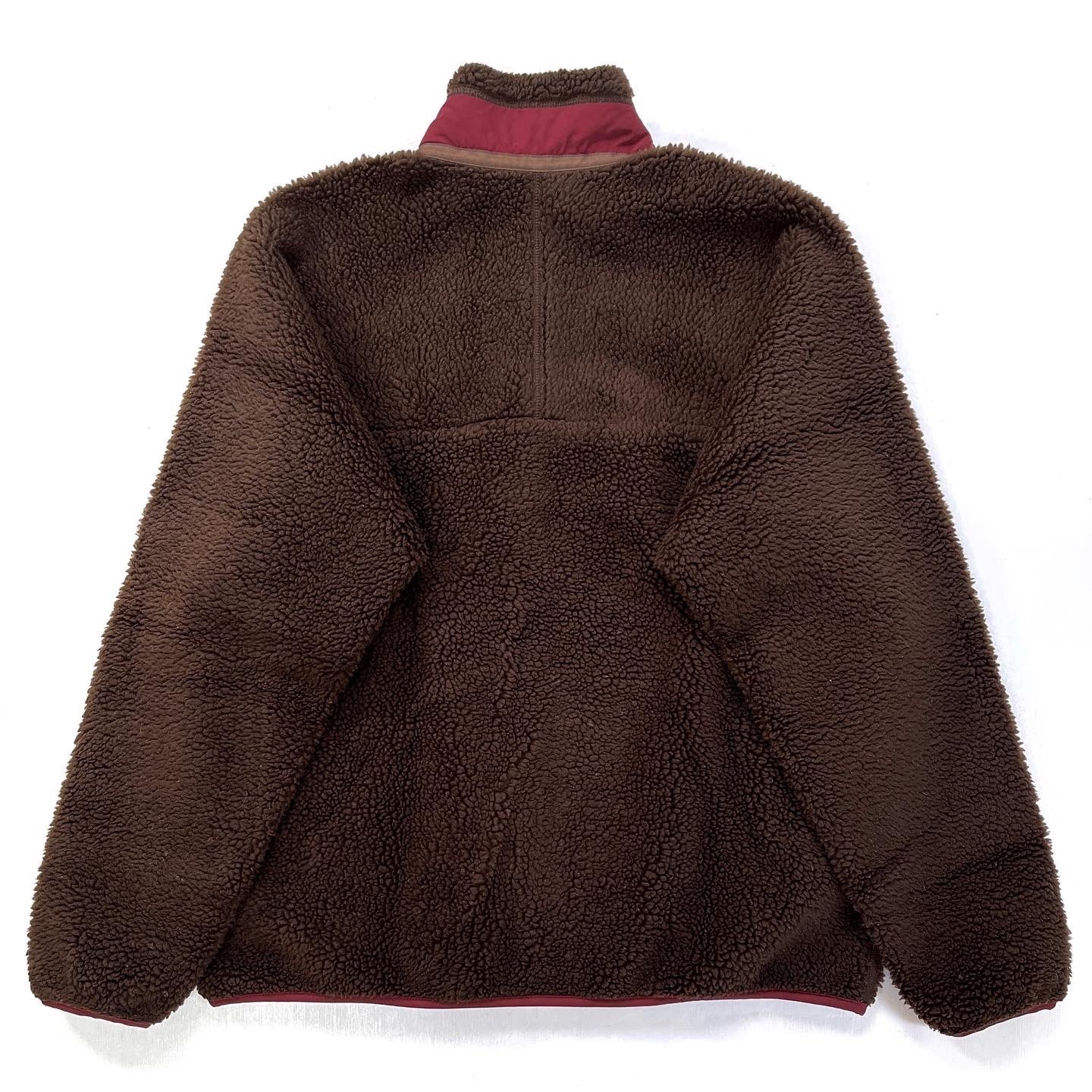 2011 Patagonia Retro-X Jacket, Black Oak & Pomegranate (L)