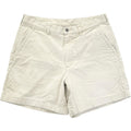 Patagonia (Vintage) — 2018 Patagonia Mens 6.5” Cotton Canvas Stand Up Shorts, Light Tan (35)