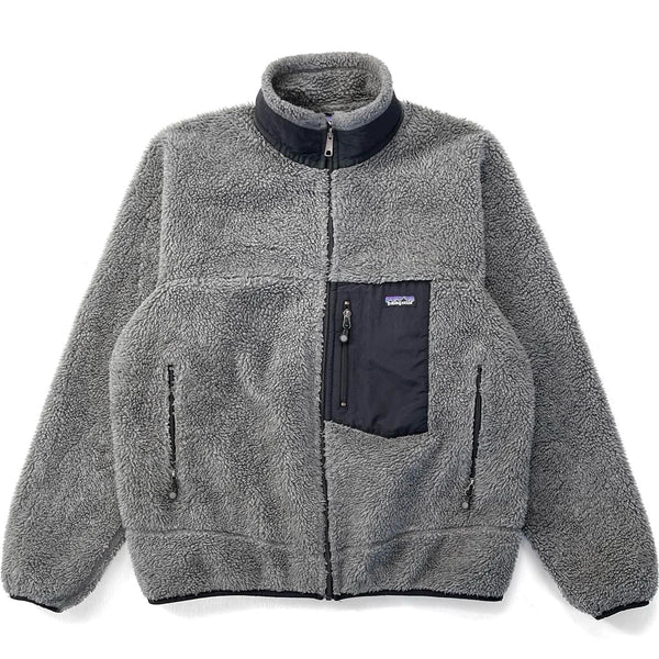 2005 Patagonia Made In The U.S.A. Retro-X Fleece Jacket, Charcoal (L)