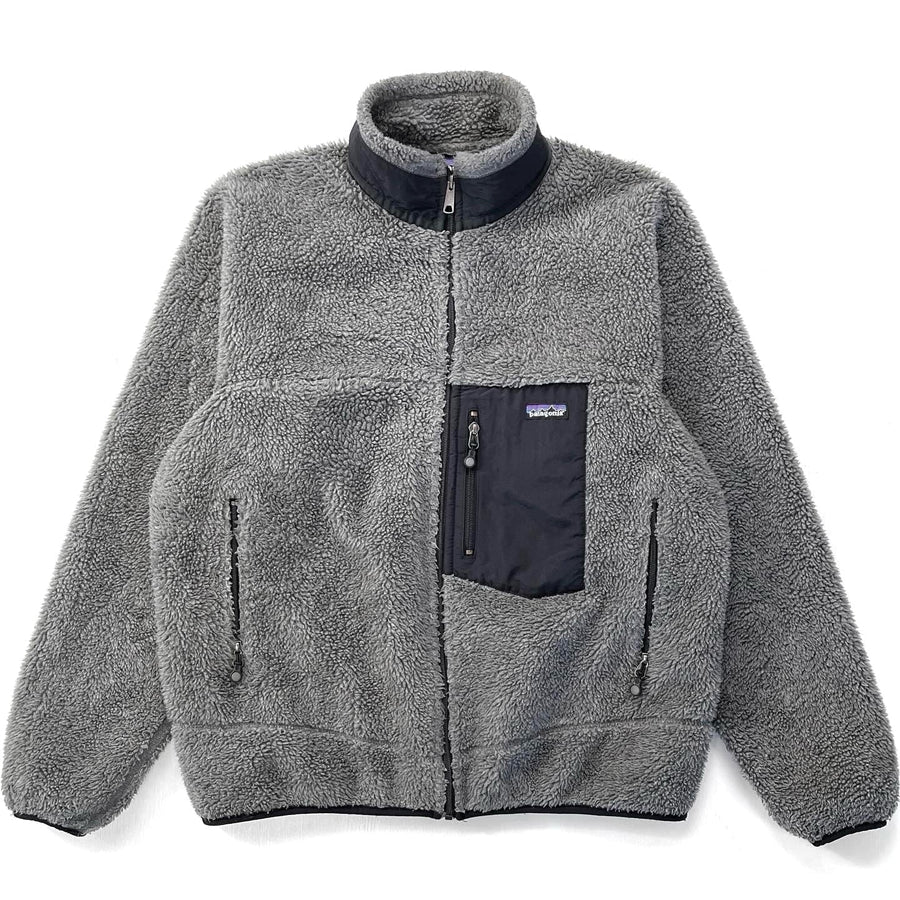 2005 Patagonia Made In The U.S.A. Retro-X Fleece Jacket, Charcoal (L)